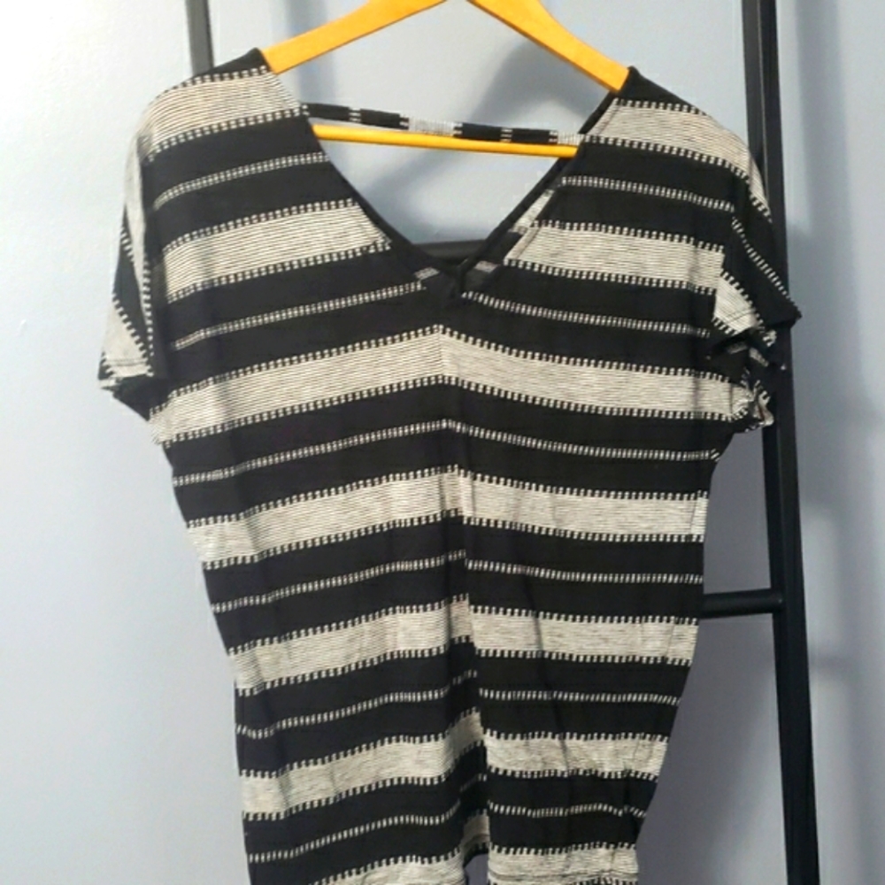 Old Navy medium bat wing dolman sleeve stripped  top